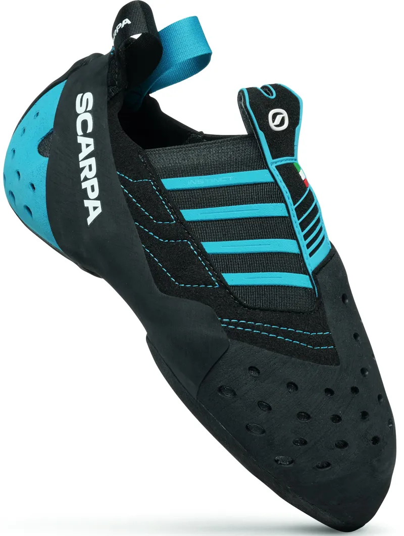 Scarpa Instinct S Climbing Shoes - Black-Azure-4